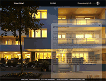 Tablet Screenshot of hotel-scherf.de